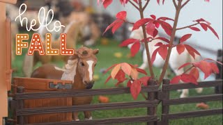 AutumnFall Decorating My Schleich Stable 2023 [upl. by Resee]