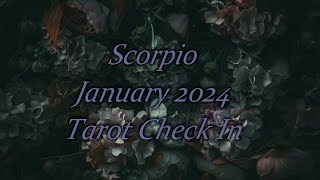 Scorpio  January 2024 Tarot Check In [upl. by Auohc]