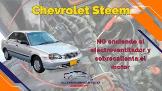 Chevrolet Esteem Suzuki Baleno no enciende el electroventilador y sobrecalienta el motor [upl. by Trenna274]