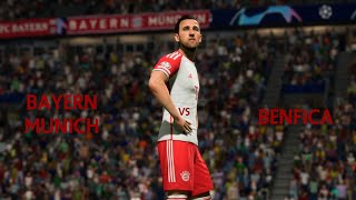 BAYERN MUNICH VS BENFICA UCL EAFC24 GAMEPLAY [upl. by Anai455]