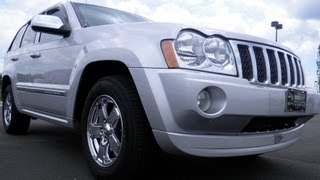 SOLD2006 JEEP GRAND CHEROKEE OVERLAND 57 HEMI MOONROOF LEATHER NAVIGATION FOR SALE WALKAROUND R [upl. by Liss]