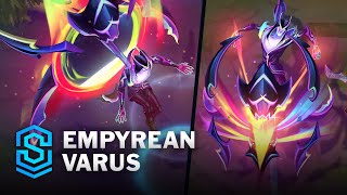 Empyrean Varus Skin Spotlight  PreRelease  PBE Preview  League of Legends [upl. by Nirek]