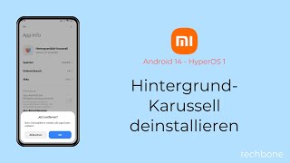 HintergrundKarussell deinstallieren  Xiaomi Android 14  HyperOS 1 [upl. by Cece231]