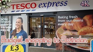 Budget shopping in Swindon UK Tesco express  Tesco Club card offers Save money on shopping [upl. by Bevers]