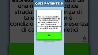 Quiz ufficiale per la patente B perte patente [upl. by Levan]