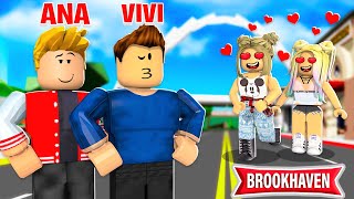 Roblox  VIVENDO COMO MENINOS no BROOKHAVEN [upl. by Adnohsat253]