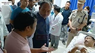 BreakingNews Home Minister Natung Visits TRIHMS Assures Support to Seppa Hospital Incident Victims [upl. by Herc]