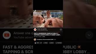 1MIN FAST amp AGGRESSIVE ASMR IN PUBLIC asmr asmrsounds youtubeshorts [upl. by Bill]