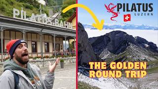 🇨🇭 The Mt Pilatus Golden Round Trip  An Americans Experience and Tips [upl. by Jaban]