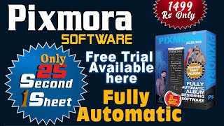 Fully Automatic album design software For Photoshop 2024  Pixmora Album Software 2024 [upl. by Burck]