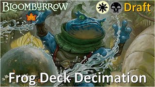 The Opponents Frog Deck is INSANE  Bloomburrow Premier Draft MTG Arena [upl. by Odracir]