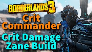 Borderlands 3  The BEST Crit Zane Build  Crit Commander  2024 Mayhem 11  Save File [upl. by Clayborn174]