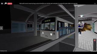 Roblox Delta Line Project  Delta line Admin train Delta to Brentwood Town Centre [upl. by Emeric]