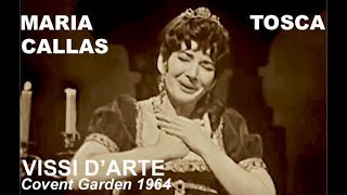 Maria Callas Tosca Vissi dArte Covent Garden Londres 1964 ItEnFr Lyrics [upl. by Drannel264]