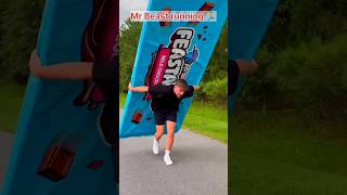 Mr Beast running 💨🏃MrBeast running feastables trendingvideo viralshorts [upl. by Kat]