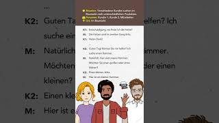 A1A2 DIALOGE zum Lesen amp Hören  Deutsch lernen durch Hören DldH dldh learninggerman [upl. by Holtorf431]