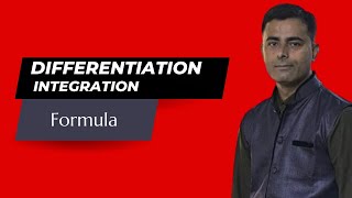 DIFFERENTIATION Vs INTEGRATION ¦¦ Formula [upl. by Pine910]