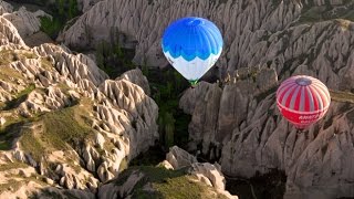 Cappadocia Turkey HotAir Balloon Ride  Rick Steves’ Europe Travel Guide  Travel Bite [upl. by Elehcir]