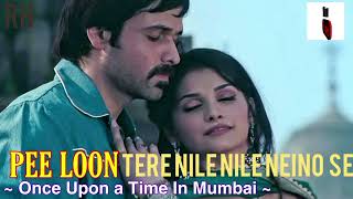 PEE LOON TERE NILE NILE NAINO SE SABNAM HINDI SONG [upl. by Charita996]