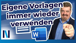 Word So einfach erstellst und nutzt Du eigene Vorlagen – ohne sie zu überschreiben [upl. by Aivatnohs]