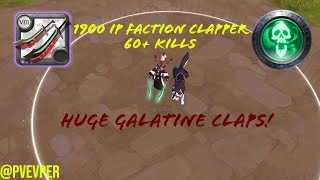 1900 IP INSANE GALA Claps  Albion Online Galtine Pair Montage [upl. by Allemac]