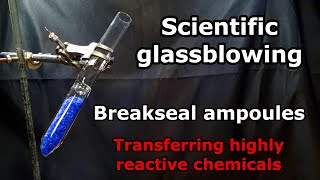 Making breakseal ampoules for highly reactive chemicals [upl. by Ynnel880]