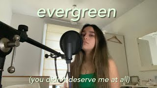 evergreen  omar apollo cover [upl. by Humfrid448]