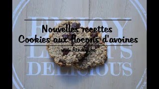 cookies flocons davoine [upl. by Ellatsirhc]