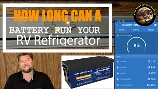 How Long Will an RV Battery Run A RV Refrigerator  GOLDENMATE 200AH LifePO4 Battery Review [upl. by Trinia742]