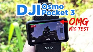 Wireless Microphone for DJI Pocket 3 Vlogging [upl. by Terrie]