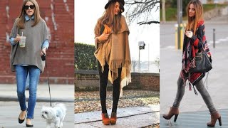 NUEVAS TENDENCIAS OTOÑO INVIERNO 2020  2021  CAPAS Y PONCHOS DE MODA  Fashion Love [upl. by Hermosa]