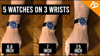 Watch Size vs Wrist Size  How to choose the right watch size  Ep 19 [upl. by Arakal824]