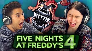 FIVE NIGHTS AT FREDDYS 4 REACT Gaming [upl. by Veradi451]