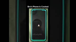 Bros Phone is cooked💀 memes linux [upl. by Tillfourd]