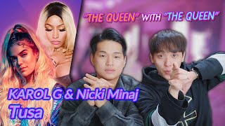 Kpop Artist Reaction KAROL G Nicki Minaj  Tusa [upl. by Goerke376]