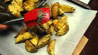 Worlds Best Oven Fried Potato Wedges [upl. by Almita945]