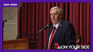 Missouri Gov Mike Parson delivers 2024 State of the State Address [upl. by Bound]