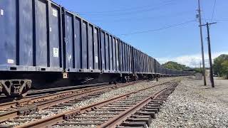 Monongahela leading trash train into Conway [upl. by Bernard]