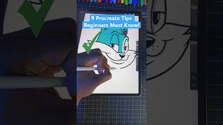 9 Procreate Tips YOU Must Know 🤯  Beginners art digitalart shorts [upl. by Selassie256]