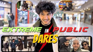 Extreme Dares in Public 😳😱 with Anabkhanvlogs  IRSHAD MANZOOR [upl. by Rellia]