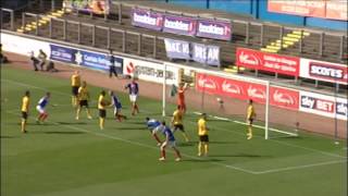 Carlisle United v AFC Wimbledon highlights  6 September 2014 [upl. by Airda617]