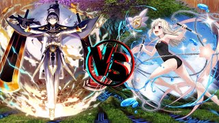 Summer Illya vs Challenge Through the Night  Grand Summoners [upl. by Akiehsal960]