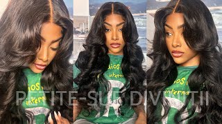 THE MOST BEGINNERFRIENSLY BANGS LOOSE BODY WAVE WIG INSTAL ftGeeta Hair  PETITESUE DIVINITII [upl. by Claybourne282]