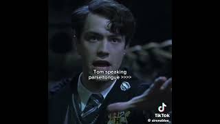 Tom speaking parseltongue tomriddle keşfet fyp [upl. by Sucerdor]