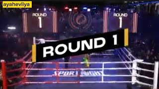 NYONG NELSON VS YAHYA MENANG TKO BRUTAL boxing [upl. by Nodnas]