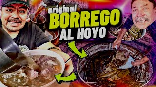 así es la original BARBACOA de BORREGO al HOYO de DON GOYO en Charo Michoacán [upl. by Tayib]