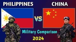 Philippines vs China Military Power Comparison 2024  China vs Philippines Military Comparison 2024 [upl. by Bouley]