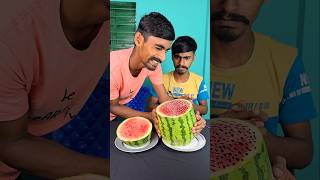 One of the twin brother cheated on the other brothers with watermelon 😂🤣 shorts comedy funny [upl. by Zielsdorf]