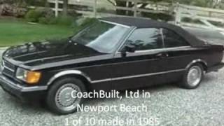 1985 Mercedes 500SEC Cabriolet Ca Car For Sale [upl. by Atnuahsal]