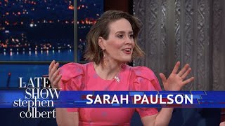 Sarah Paulson Has Twitchy Eye From 2017 [upl. by Burrow]